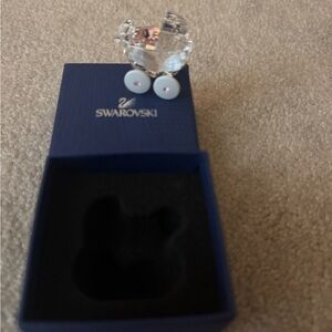 Swarovski Crystal Carriage with White Accents